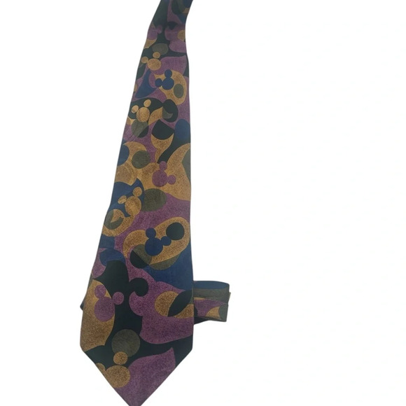 Vintage Men’s Mickey Inc. Disney Neck Tie 100% Silk - Picture 1 of 10